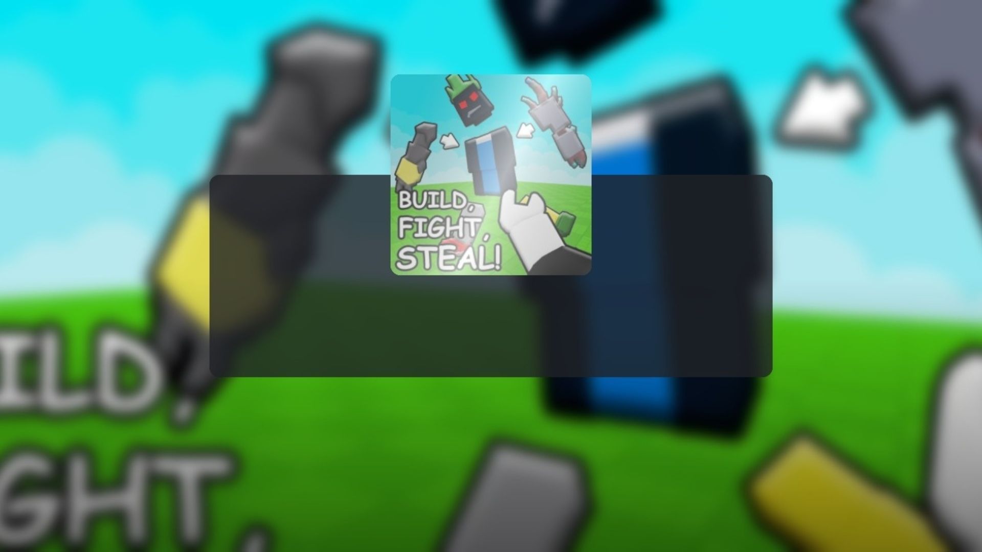 Build, Fight, Steal game banner (Image via Roblox)