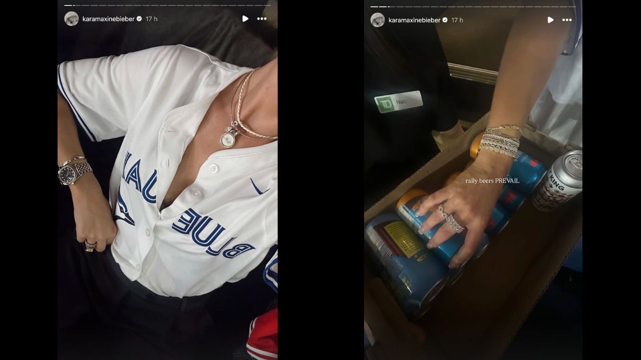 Screenshot of Kara Bieber&#039;s Instagram Story (Image from - Instagram.com/@karamaxinebieber IG Stories)