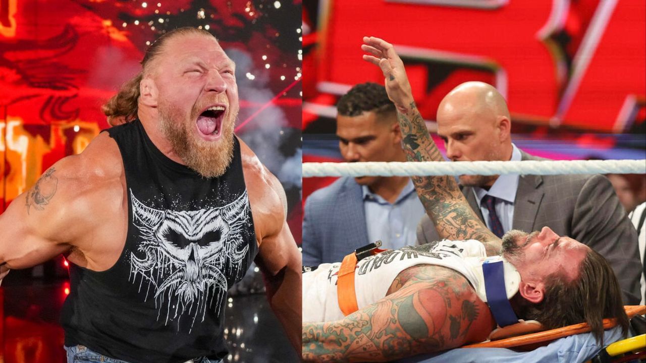 Brock Lesnar &amp; CM Punk! (Credits: WWE.Com and WWE India X)