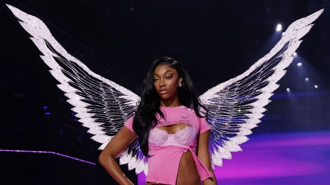 "Forever that GIRL" - Angel Reese proudly flexes her meteoric rise from Smashburger worker to Victoria's Secret model