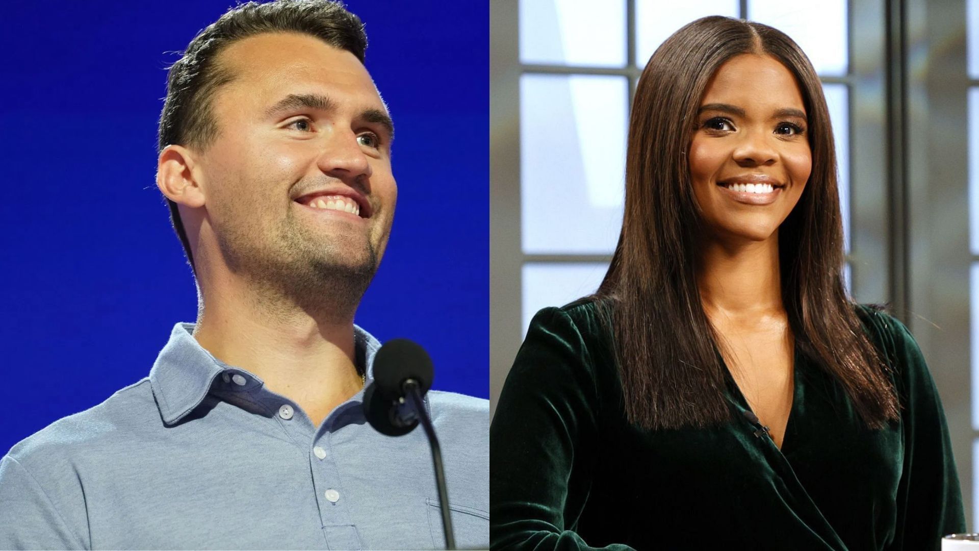 From L to R: Charlie Kirk and Candace Owens (Image via Getty Images) 