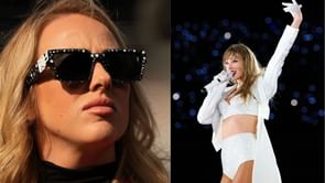 Patrick Mahomes' wife Brittany strongly endorses Taylor Swift as Travis Kelce's fiancée sends her exclusive 'Life of Showgirl' merch