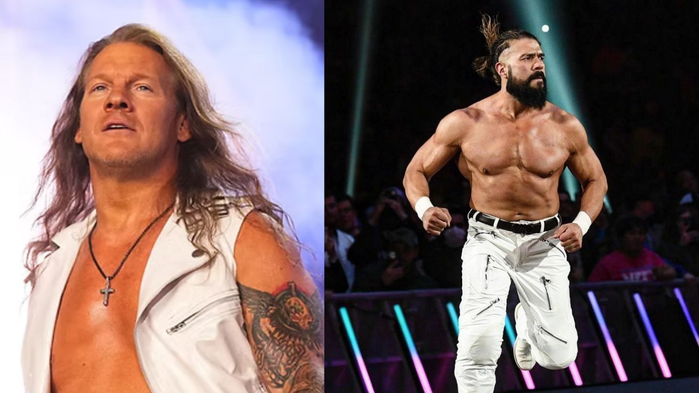 Chris Jericho (left) and Andrade (right) [Images via allelitewrestling.com &amp; Andrade