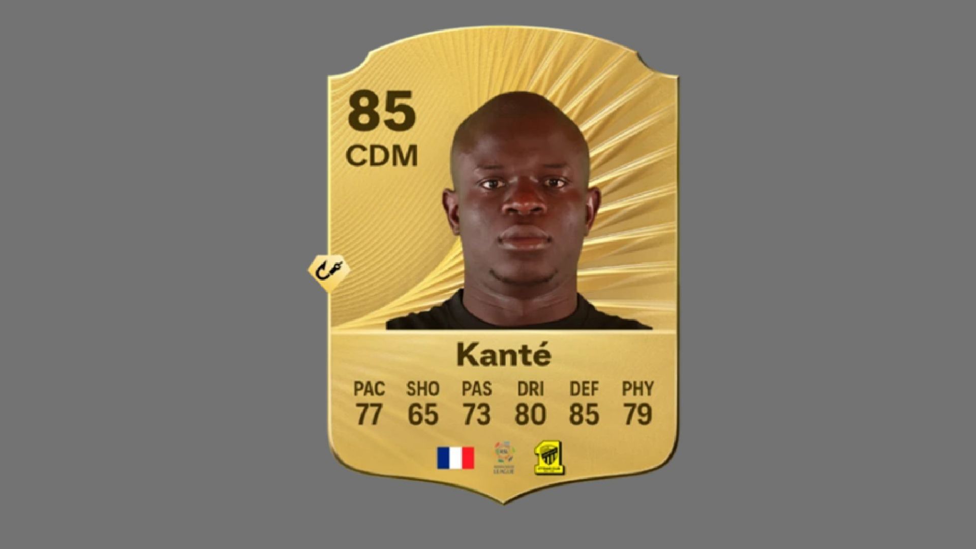 N&#039;Golo Kante can still be the best option in defensive midfield (Image via EA Sports)