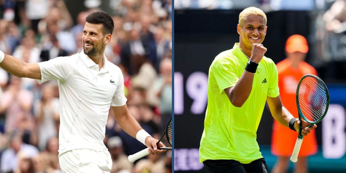 Novak Djokovic and Gabriel Diallo will contest their fourth-round matches on Day 9 of the Shanghai Masters 2025. (Photos: Getty)