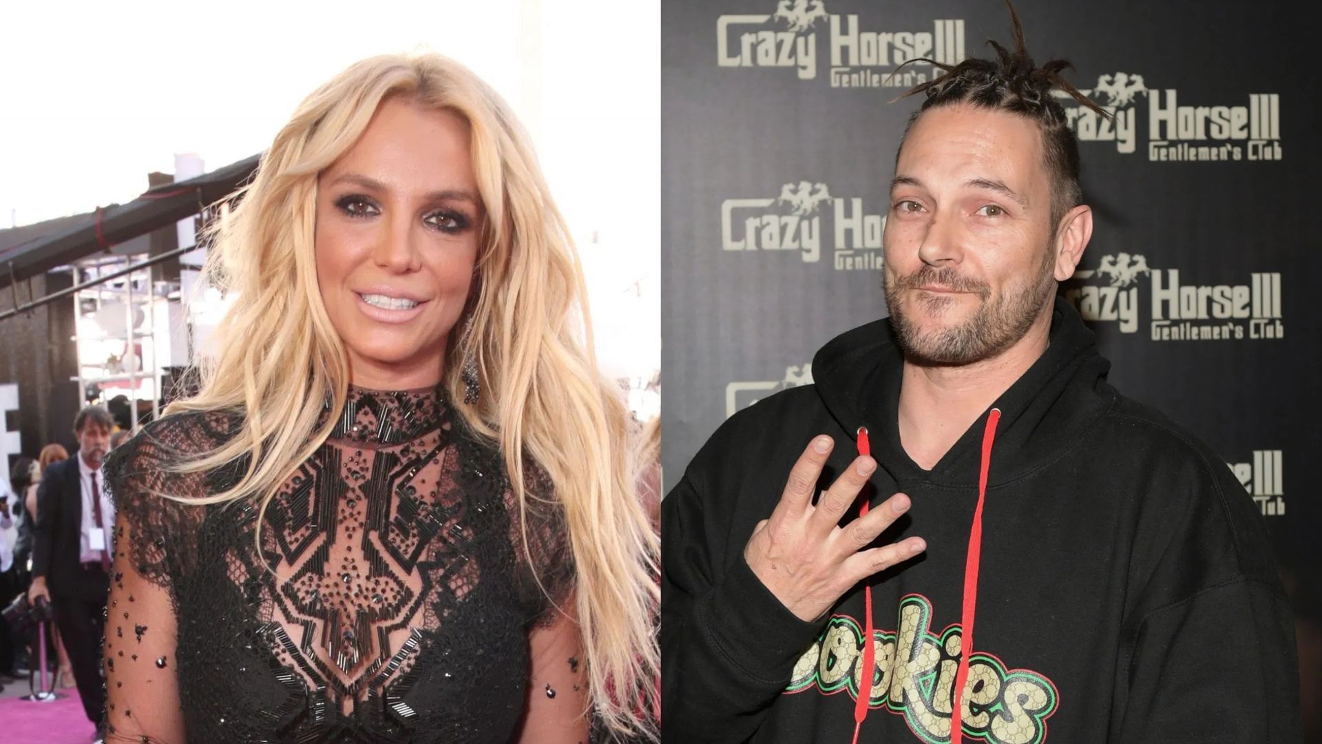 From L to R: Britney Spears and Kevin Federline (Image via Getty Images)