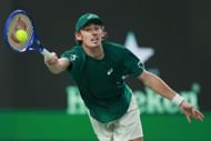 Alex de Minaur at the Shanghai Masters 2025. (Photo: Getty)