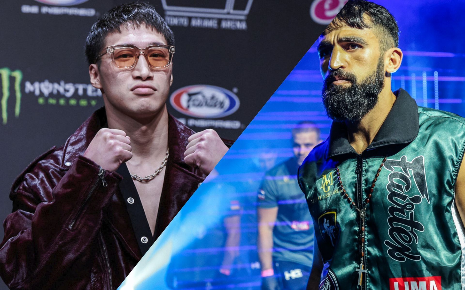 Rukiya Anpo (L) plans total domination of Marat Grigorian (R) | Photo by ONE Championship