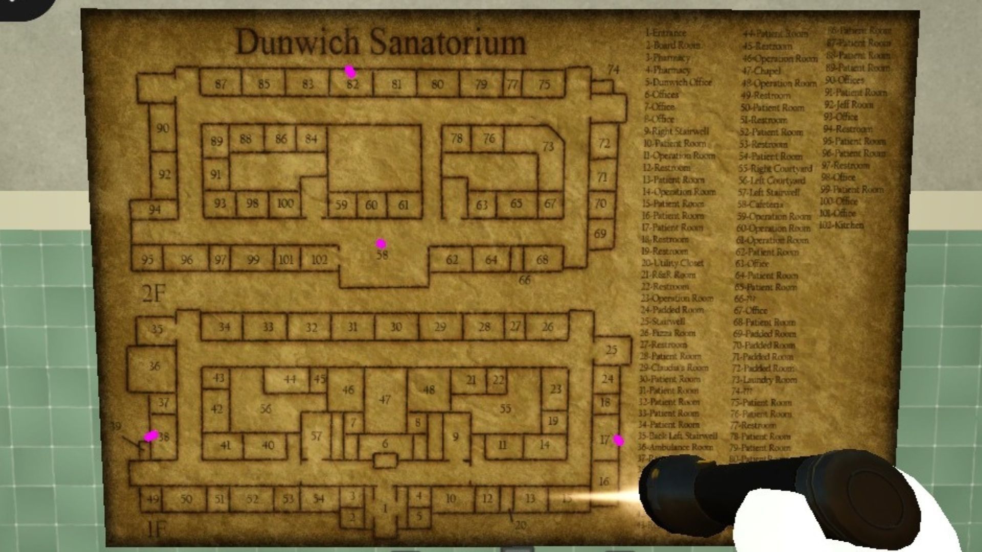 Map of the building (Image via Roblox)