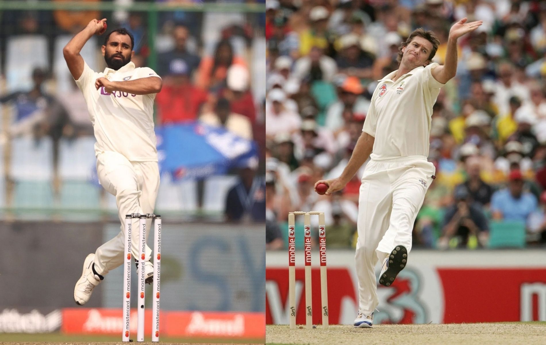 Mohammad Shami, Glenn McGrath
