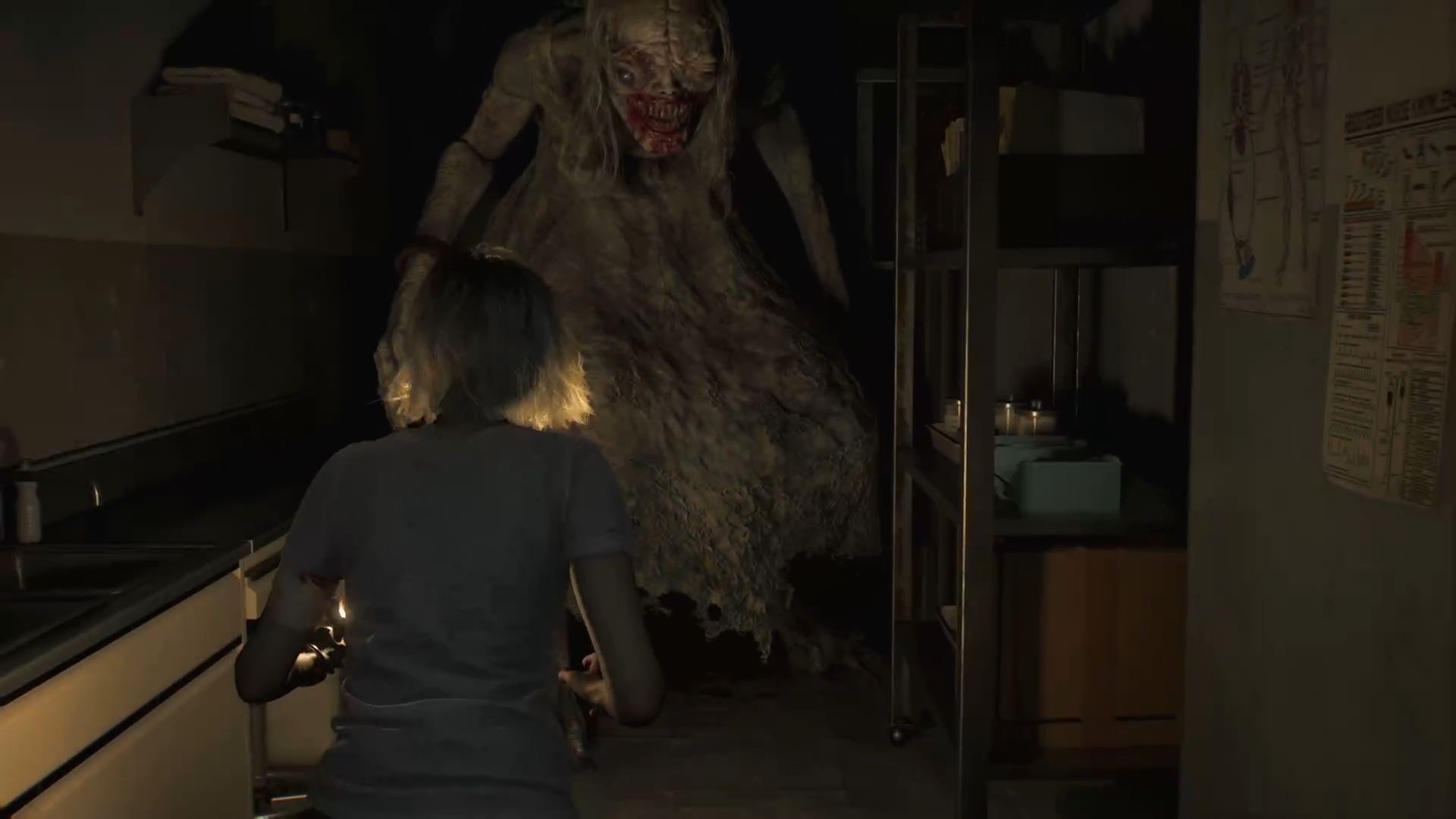 The new stalker foe in Resident Evil Requiem (Image via Capcom)