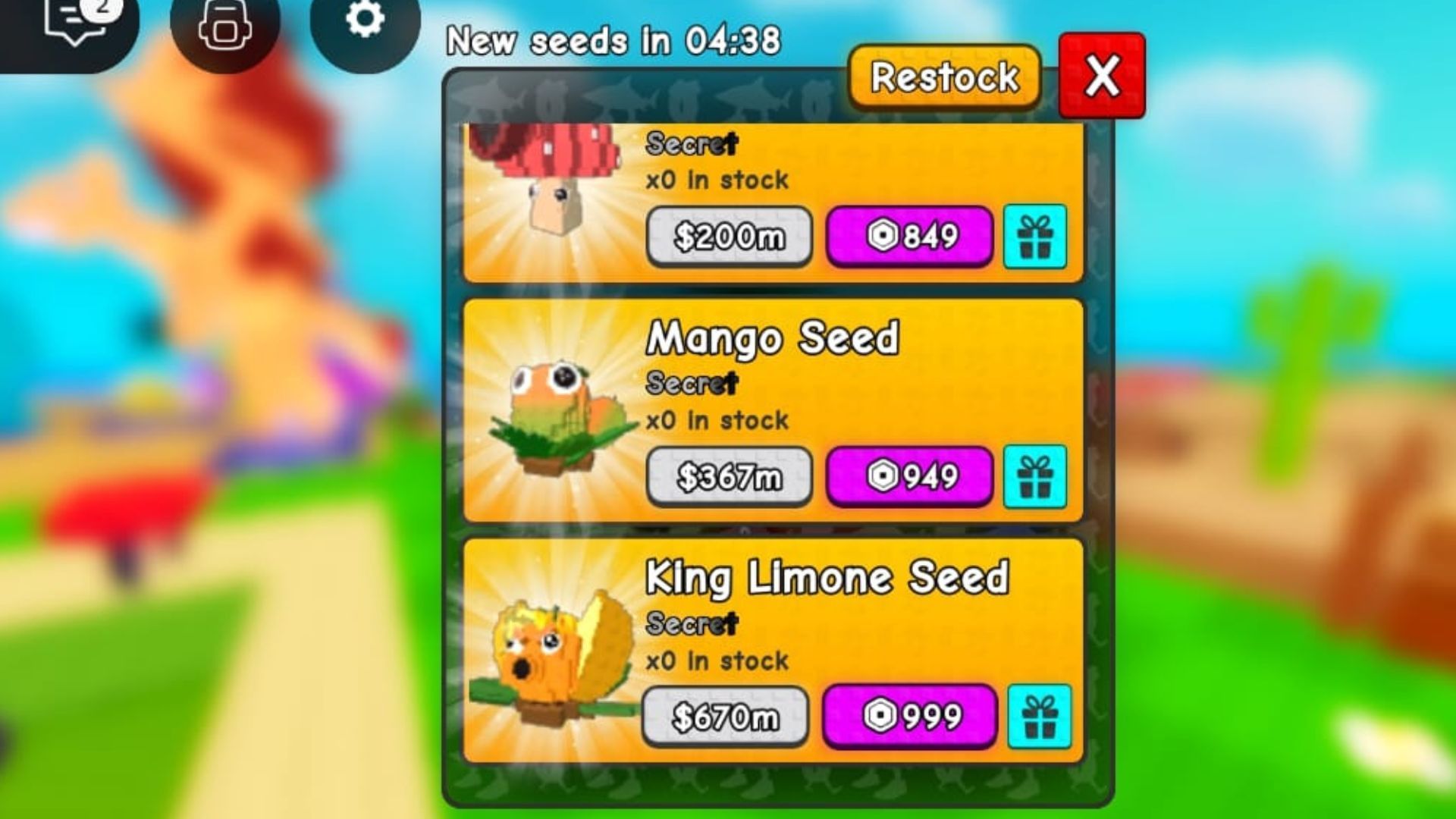 King Limone Seed (Image via Roblox)
