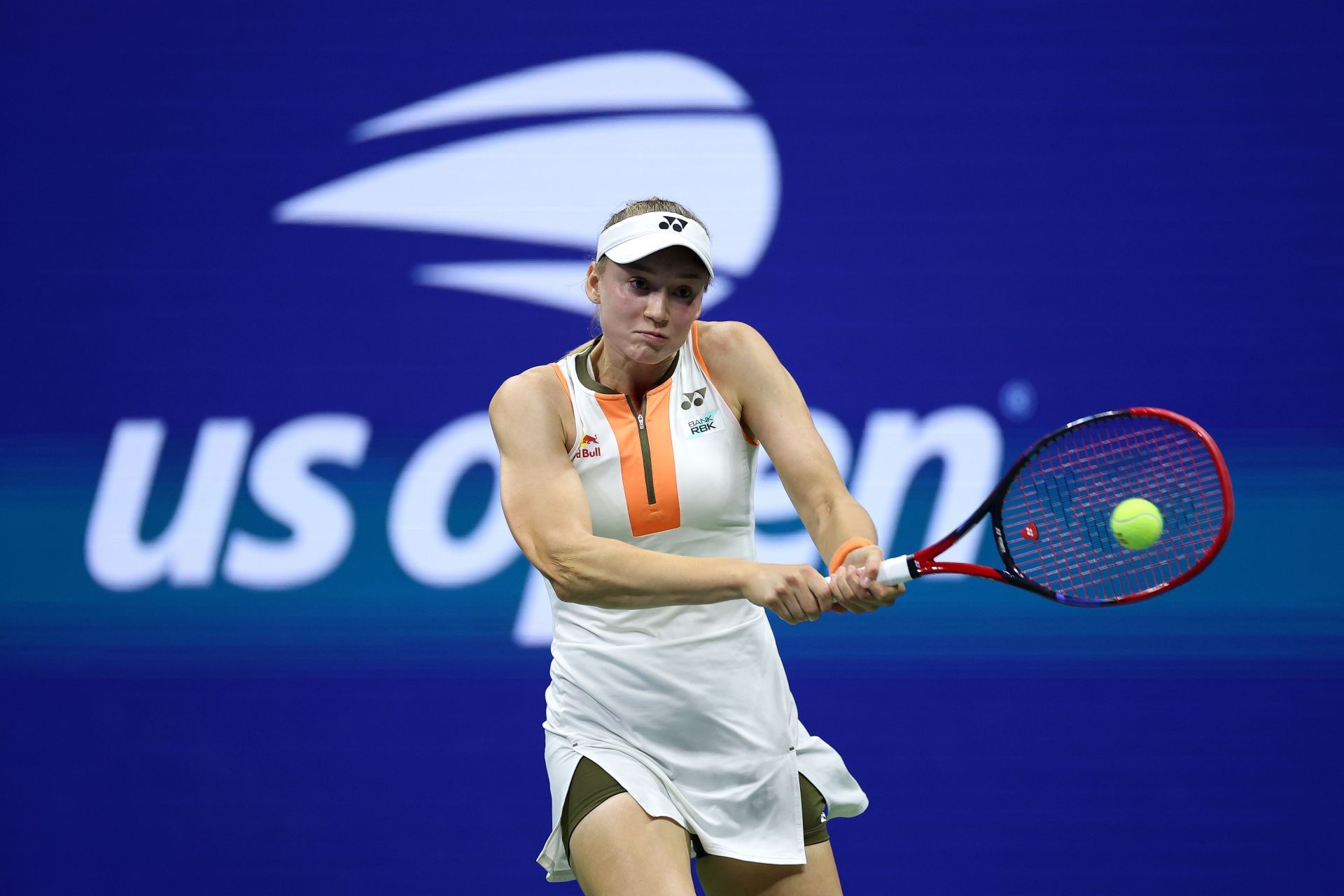 Rybakina made an early exit in Beijing recently. (Source: Getty)