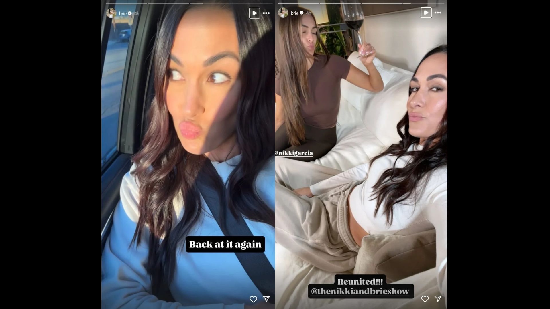 Brie Bella&#039;s Instagram story (Image via her Instagram)