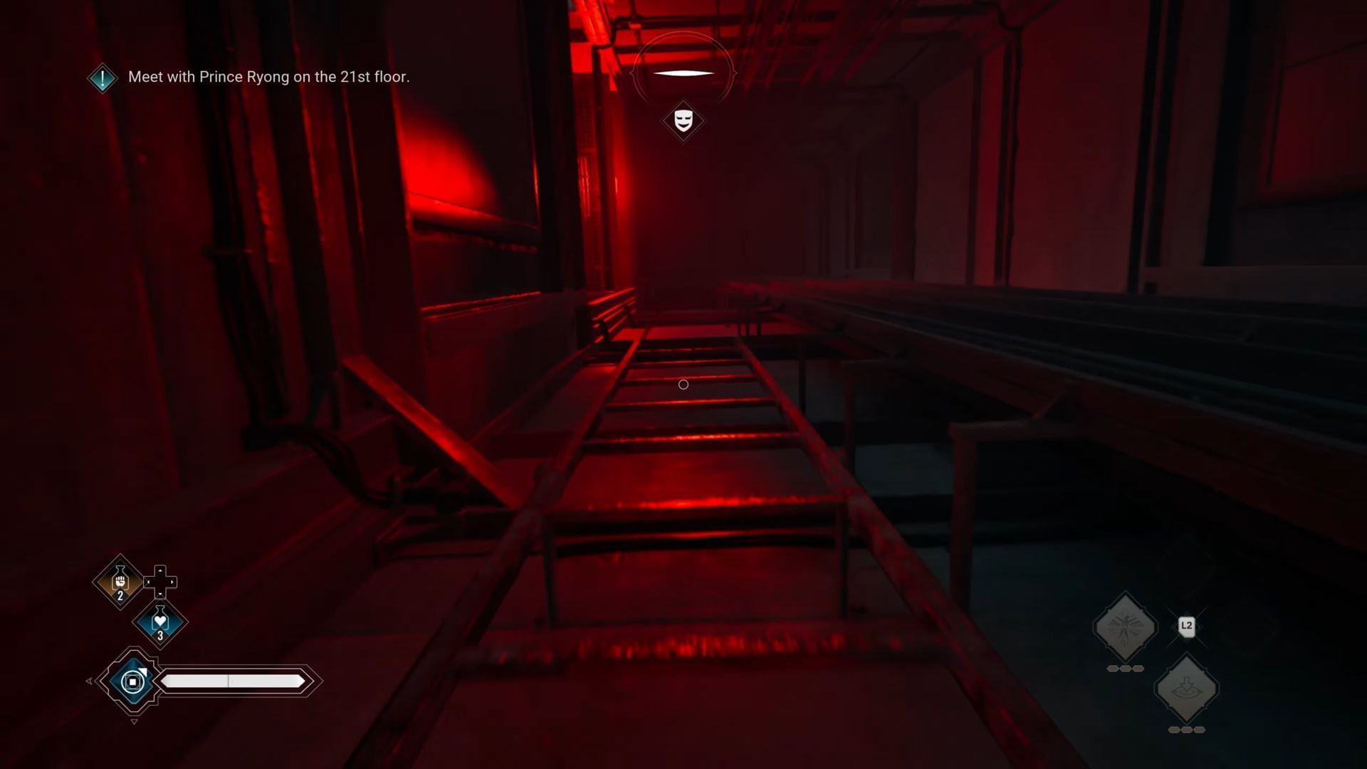 Climbing the lift shaft in The Fires of Industry quest (Image via Paradox Interactive | YouTube: @Zoddronite)
