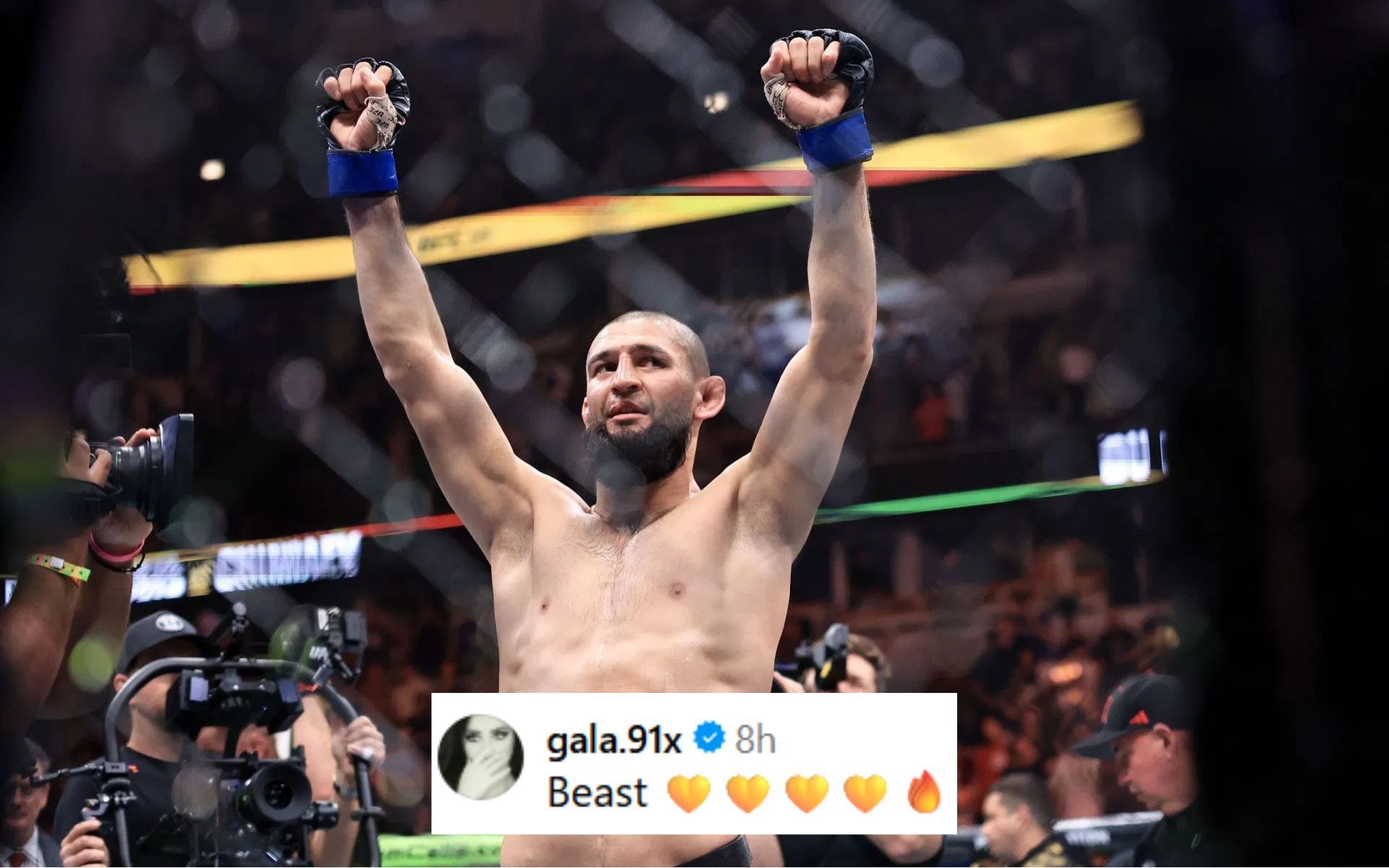 Fans react to Khamzat Chimaev