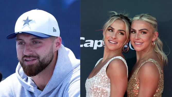 WATCH: Jake Ferguson's fiancé Haley Cavinder & twin Hanna embrace their "natural" features in latest TikTok