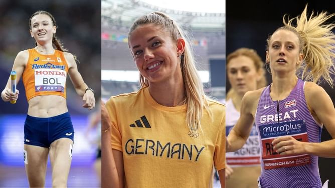 Femke Bol, Alica Schmidt and other athletes react as Jemma Reekie shares highlights of her wedding with John Adamson