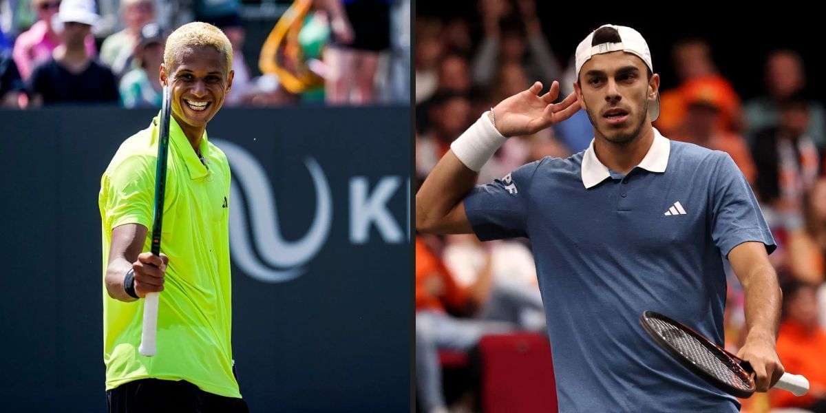Gabriel Diallo and Francisco Cerundolo will be in action on Day 7 of the Shanghai Masters 2025. (Photos: Getty)