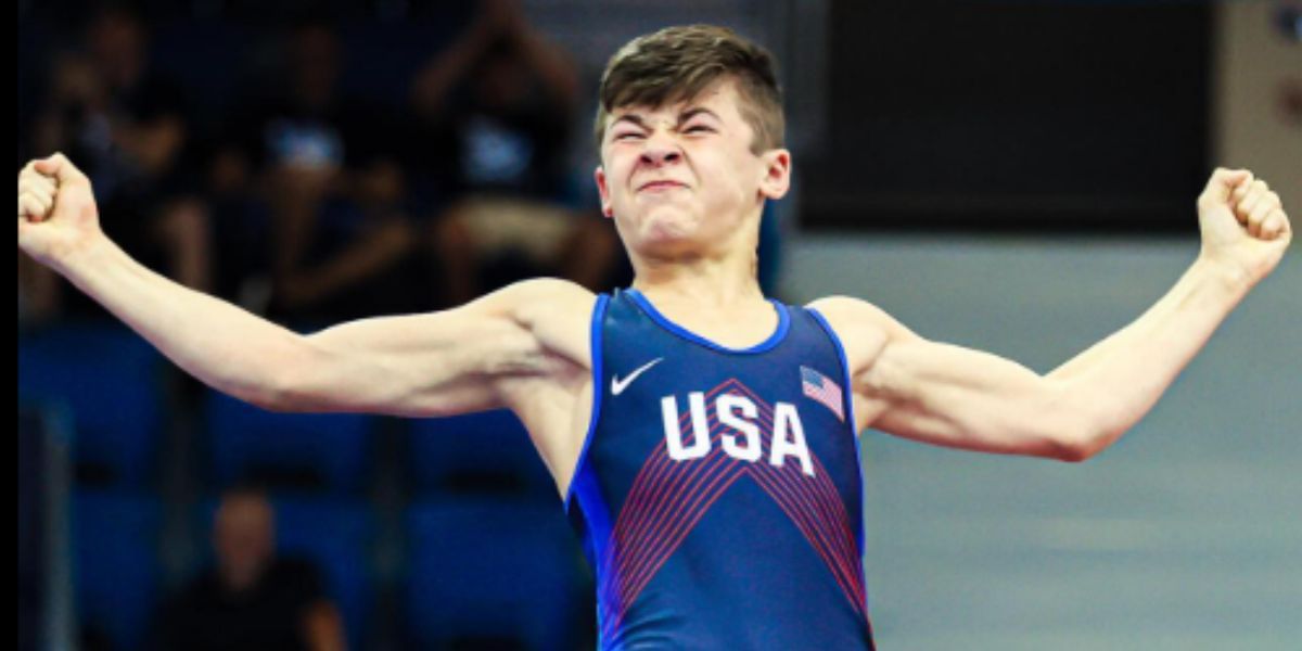 Bo Bassett wins 150 lbs category title at the 2025 Super 32 Wrestling Championships. (Image by Instagram@bo.bassett)