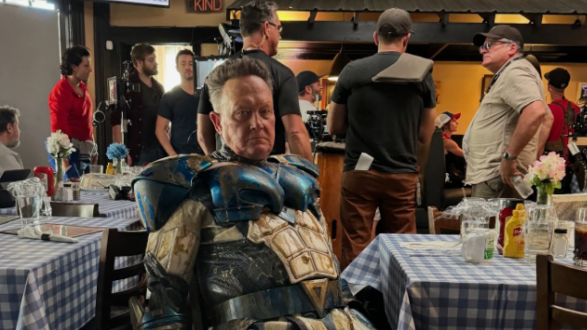 It is sad that viewers got such little time with the better version of Auggie (Image via James Gunn Instagram)