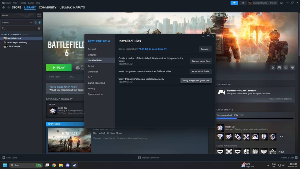 Battlefield 6 "An Undefined error occurred": Possible fixes and reasons