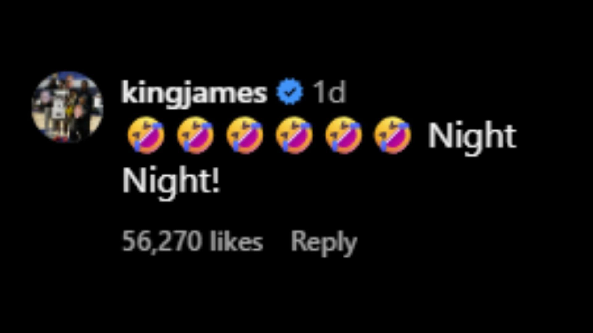 LeBron James&#039; comment