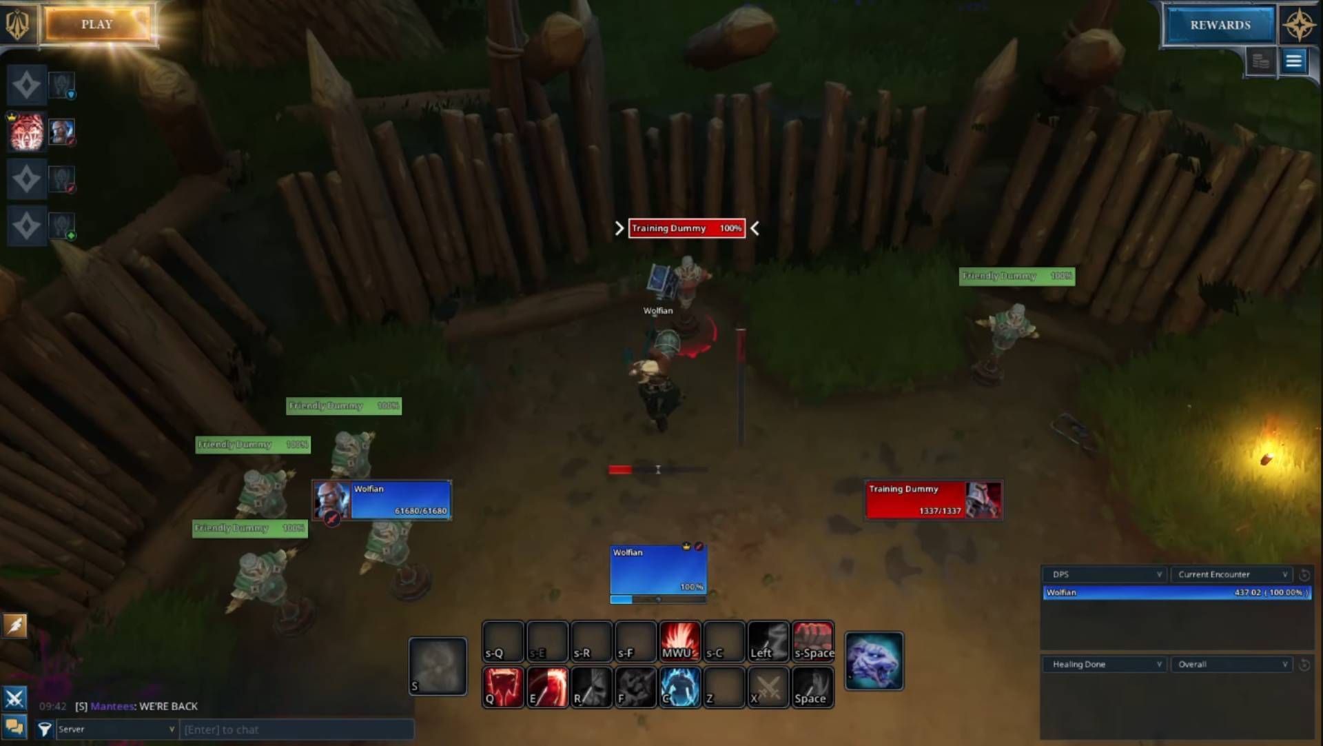 It takes practice to get Heavy Strike, but it&#039;s worth doing (Image via Arc Games/YouTube@Wolfian)