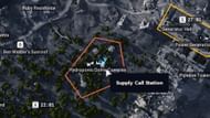 Supply call station icon and location (Image via Embark Studios and YouTube.com/@nickkokimiko))