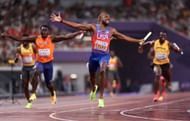 Lyles no Campeonato Mundial de Atletismo de Tóquio 2025. Fonte: Getty