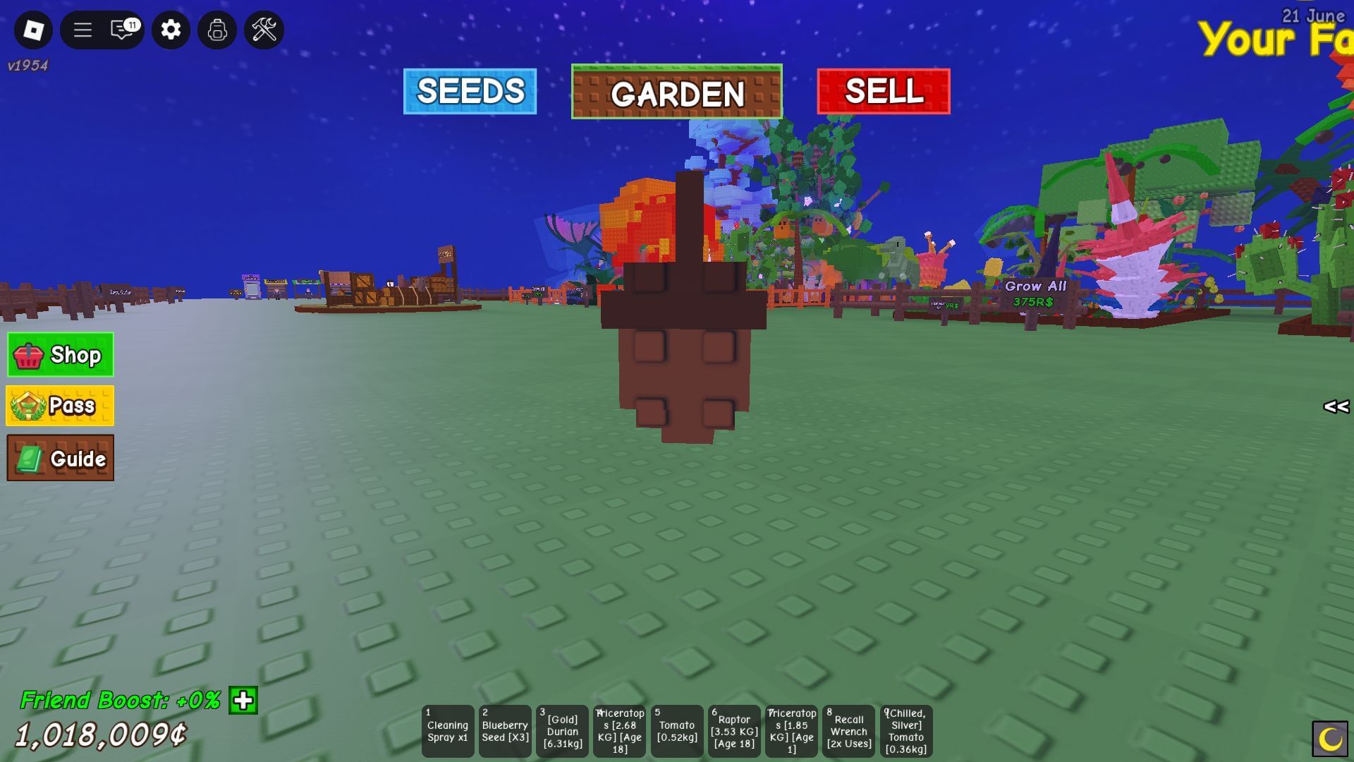 The Acorn spawned by the Chubby Chipmunk (Image via Roblox)