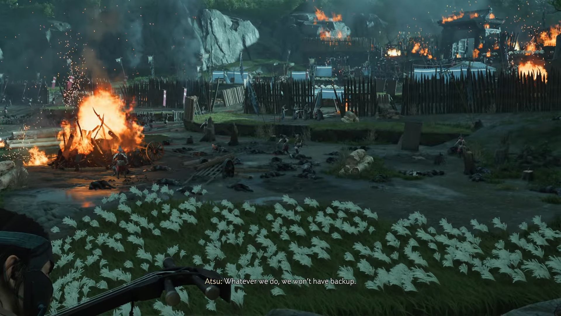 Sneak your way through (Image via Sucker Punch || YouTube@Gamerack )