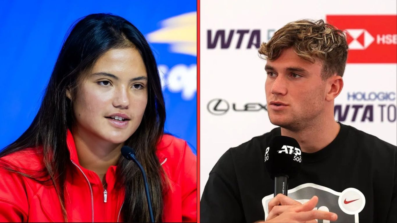 Emma Raducanu(left) and Jack Draper(right). Images: Getty