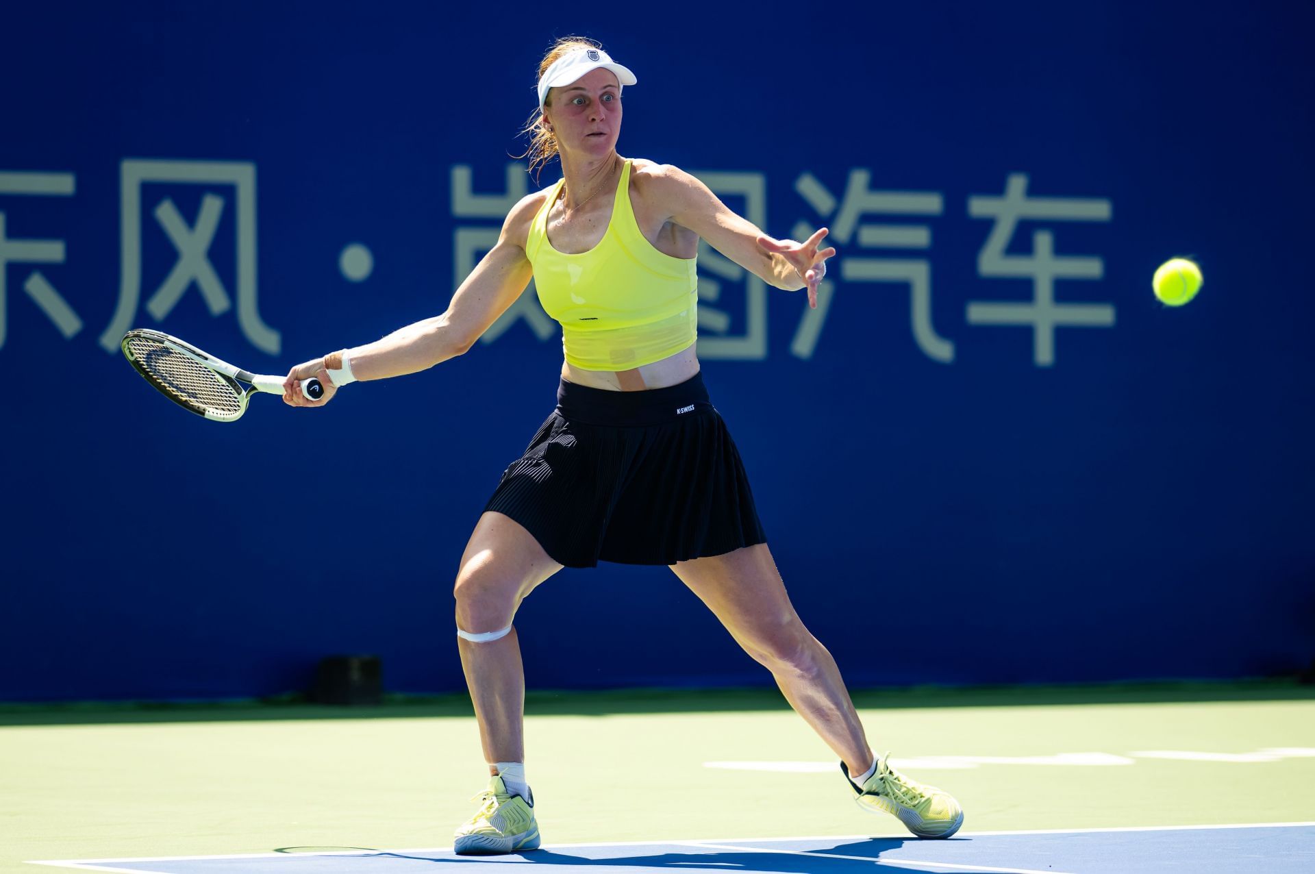 Liudmila Samsonova at the 2025 Wuhan Open - Source: Getty