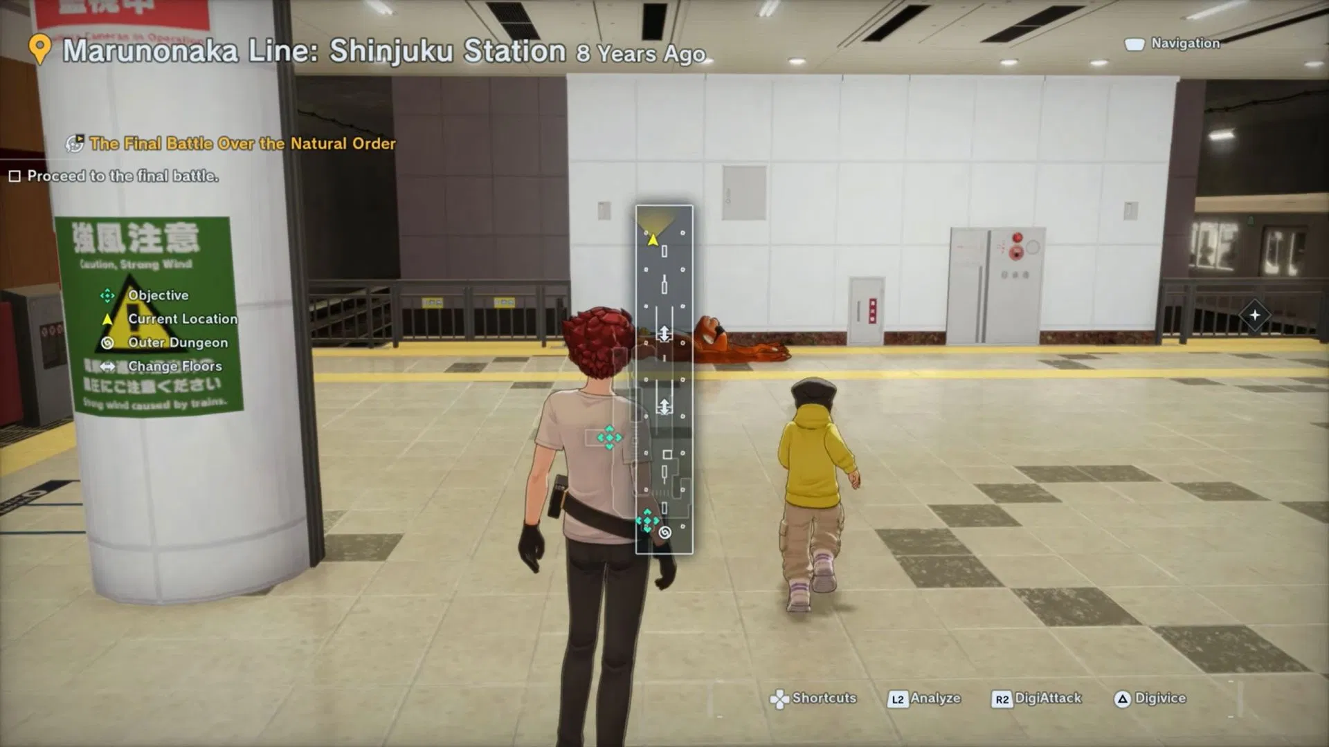 Find this Soul piece chilling in a corner of the Marunonaka Line (Image via Bandai Namco Entertainment | Youtube: Ventus SGN)