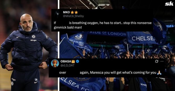 “Stop this nonsense gimmick” - Chelsea fans furious with Enzo Maresca benching attacker for Nottingham Forest clash