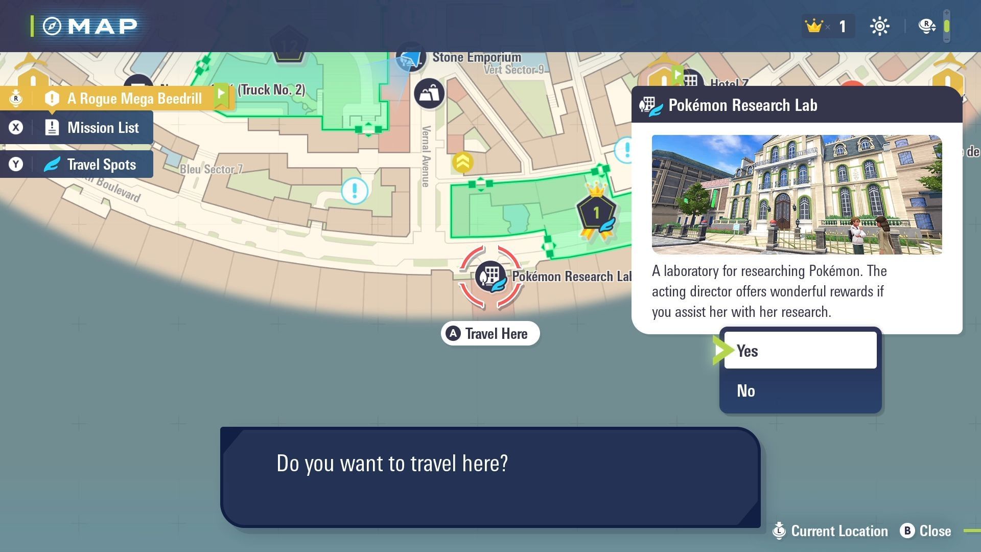 Reach the Pokemon Research Lab (Image via The Pokemon Company)
