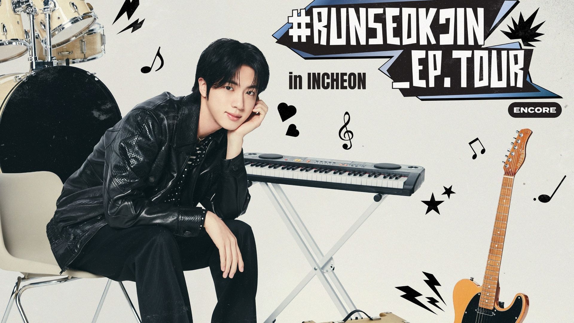 BTS Jin launches RUNSEOKJIN_EP.TOUR_ENCORE Incheon concert with