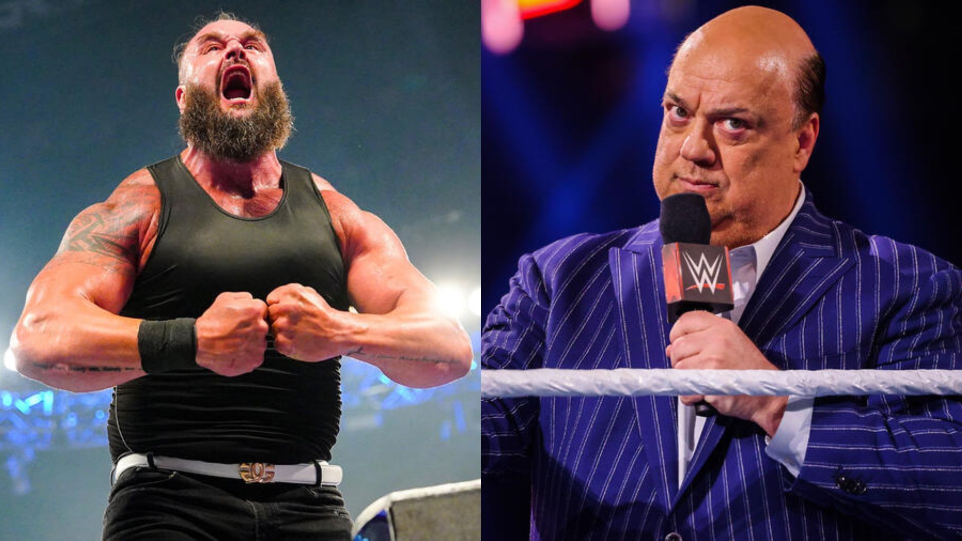 Braun Strowman and Paul Heyman (Image Credits: WWE.com)
