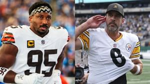"It'd be an honor to put him in the graveyard": Myles Garrett has bold plans to take down Aaron Rodgers in Steelers vs Browns game