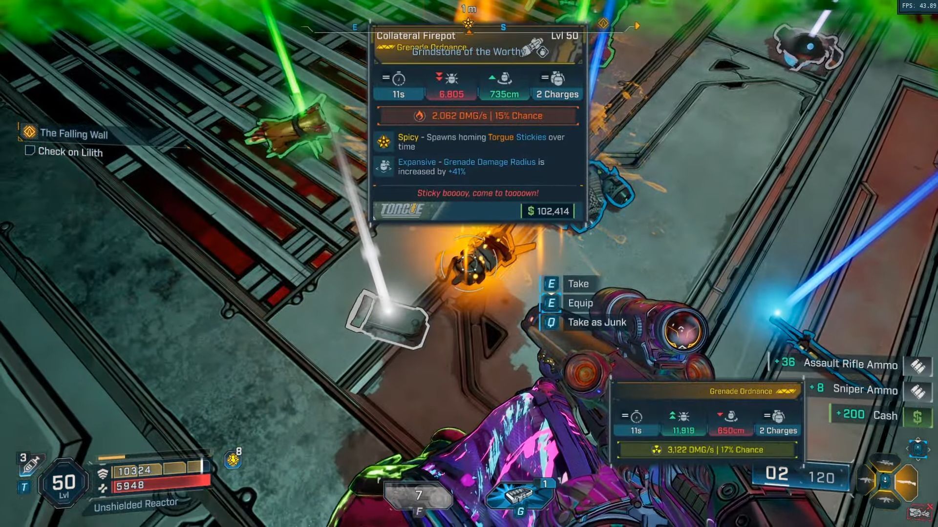 Firepot is quite the explosive piece of gear (Image via 2k | YouTube/ZaFrostPet)