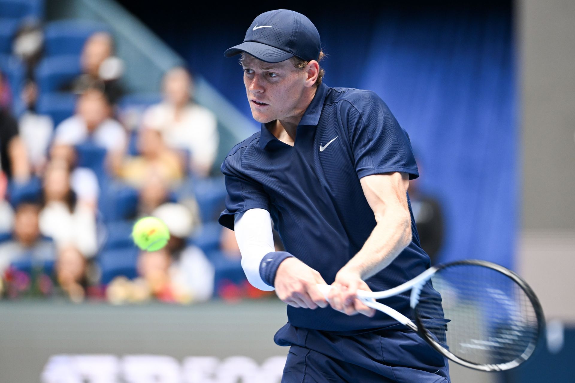 Jannik Sinner in action at the 2025 China Open (Image Source: Getty)