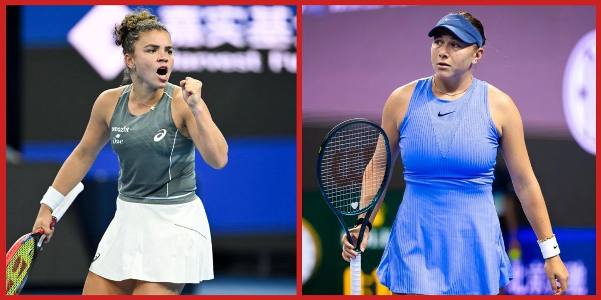  Amanda Anisimova and Jasmine Paolini (Source: Getty)