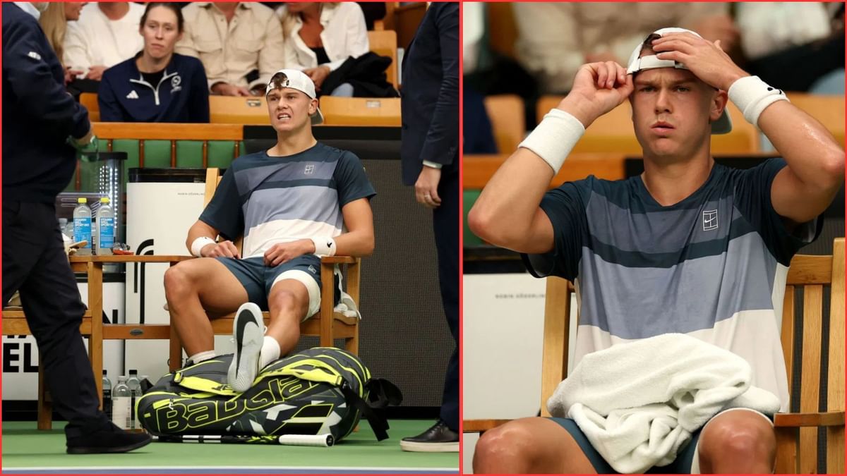 WATCH: Holger Rune breaks down in tears, retires after nightmare injury ruins Stockholm Open run