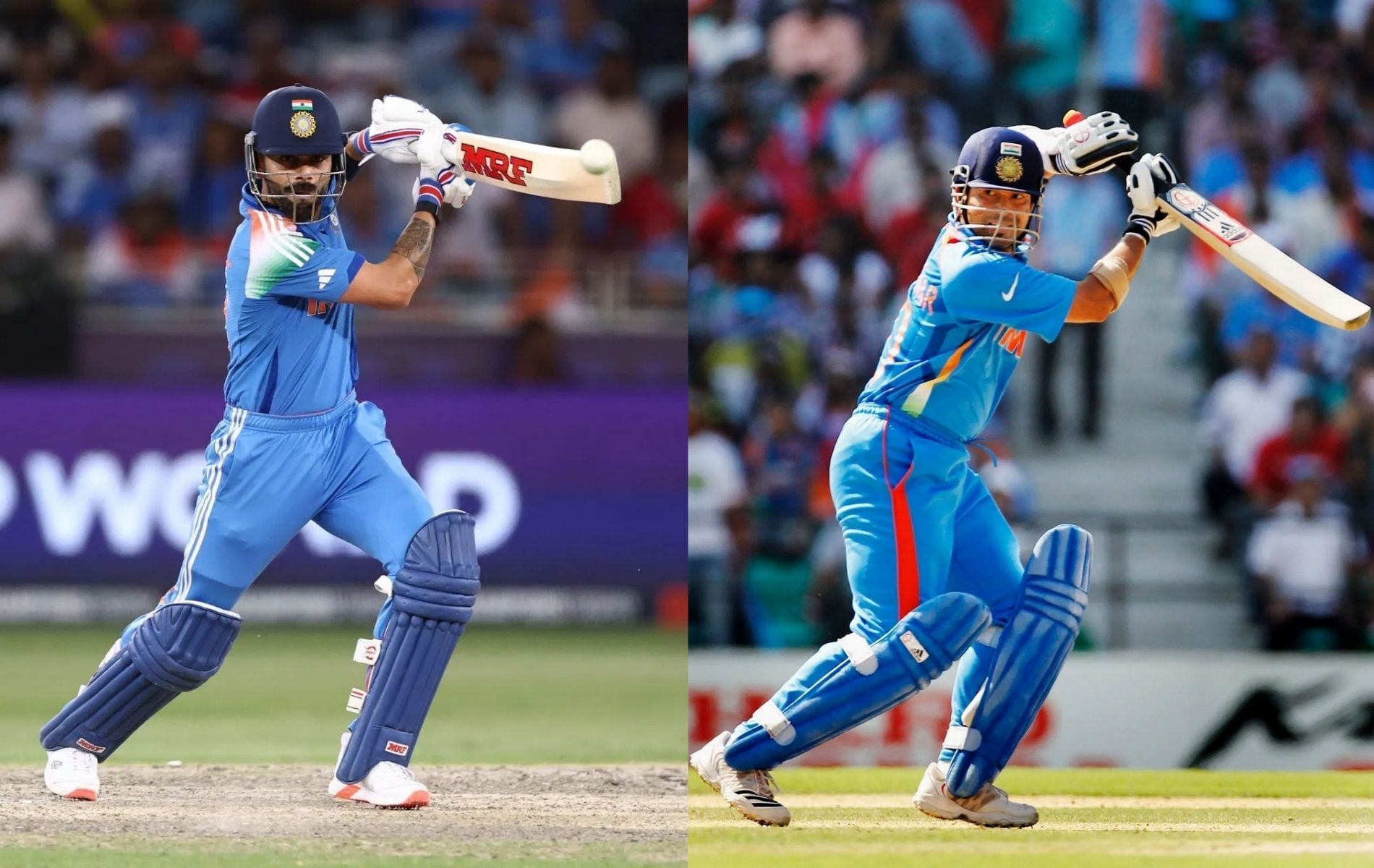 Virat Kohli, Sachin Tendulkar