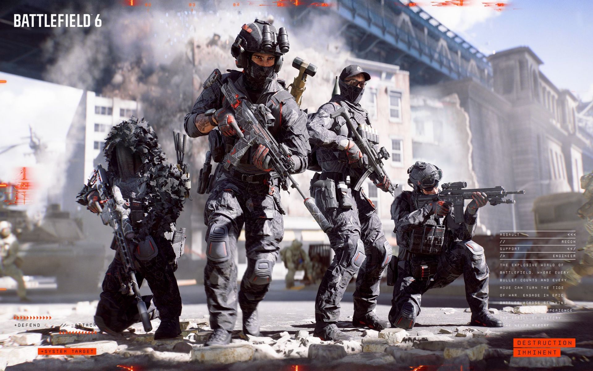 Battlefield 6 Phantom Skins key art.