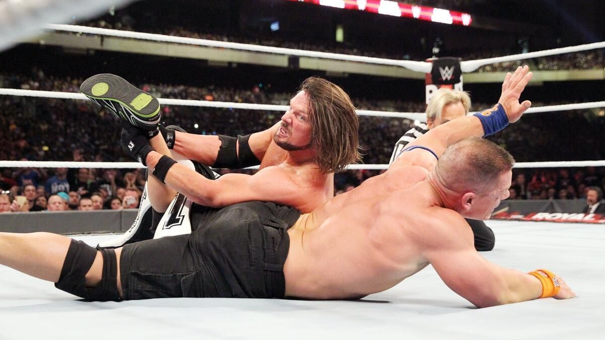 AJ Styles and John Cena (Image Credits: WWE.com)
