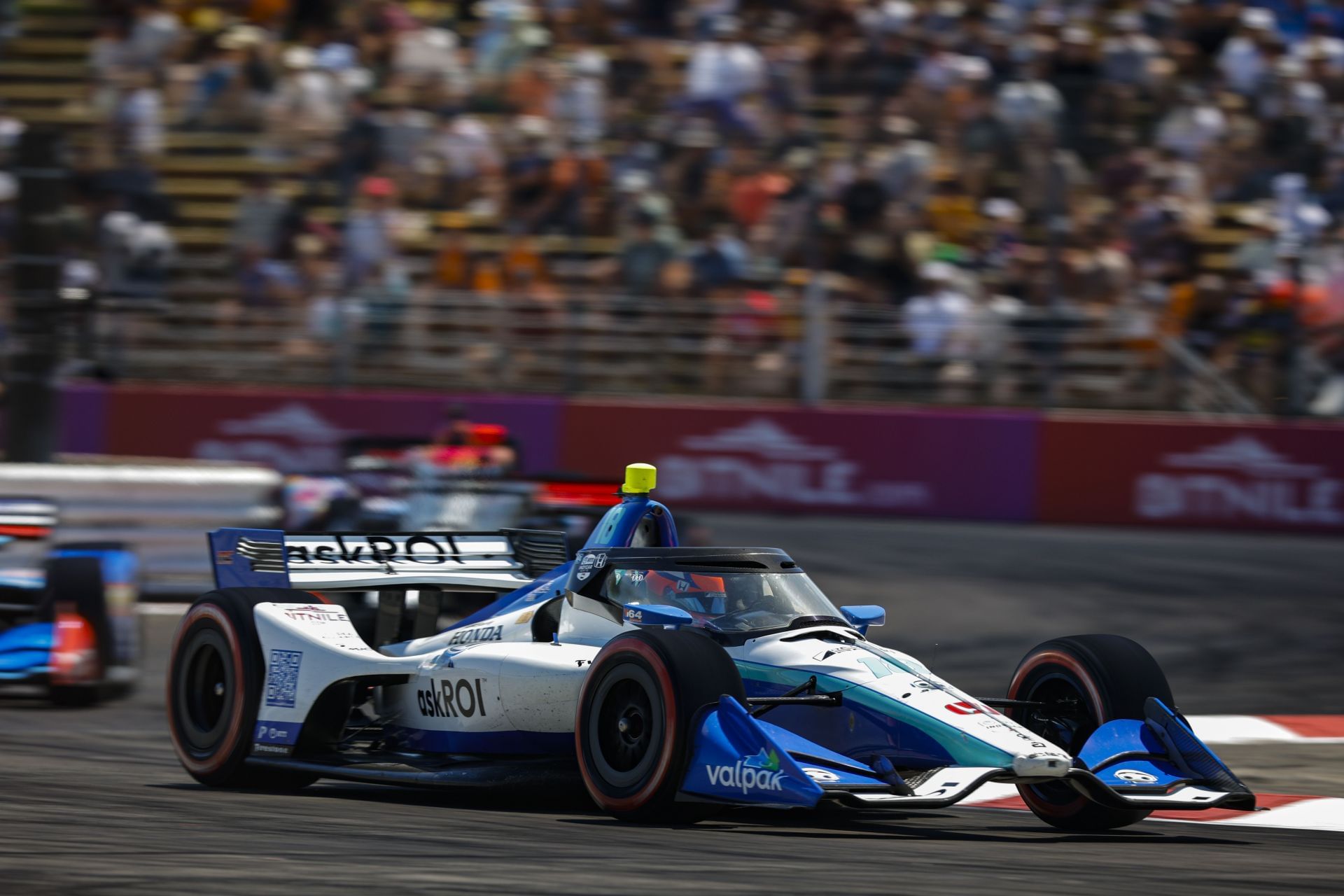 Rinus Veekay at the NTT INDYCAR Series BITNILE.com Grand Prix of Portland - Source: Getty