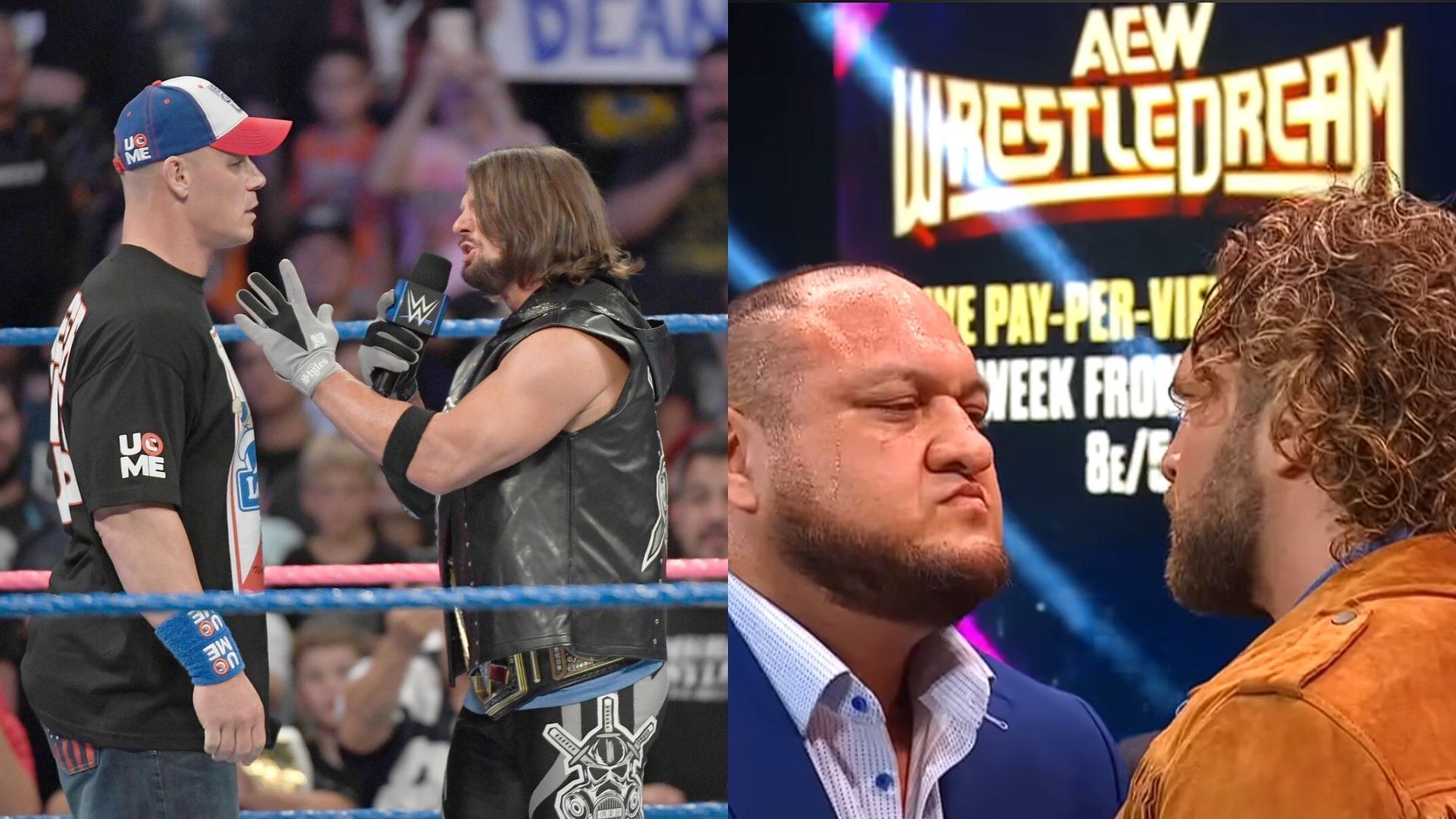 John Cena vs. AJ Styles for one final time is set to take place at WWE Crown Jewel [Photo: wwe.com and AEW Official YouTube Channel]