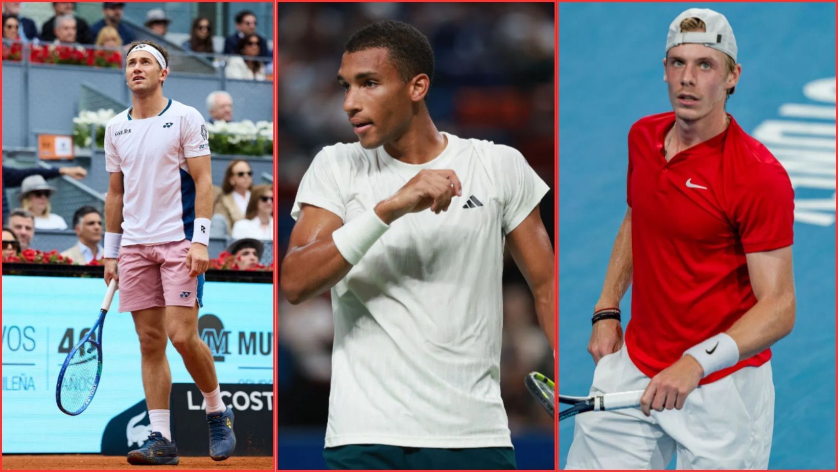 Concerning scenes in Basel as Casper Ruud, Felix Auger-Aliassime and Denis Shapovalov retire mid-match (Image Source: Getty)